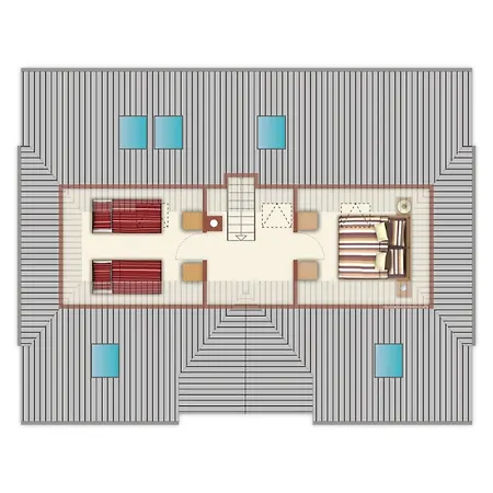 Wald & Meer/oberdeck דירה *